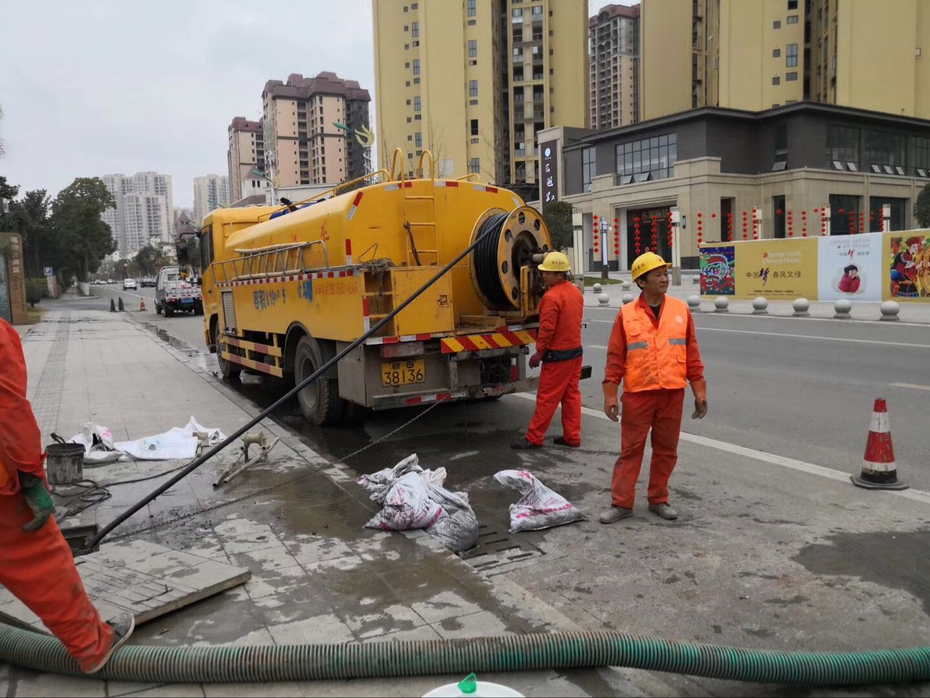 崇礼排污管道清淤-管道清洗